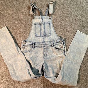 Justice Acid Wash Overalls Size 12